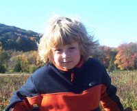 Dylan at Castle Hill Farm October 2008